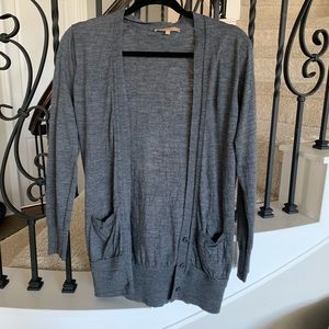 Wool Sandro gray cardigan